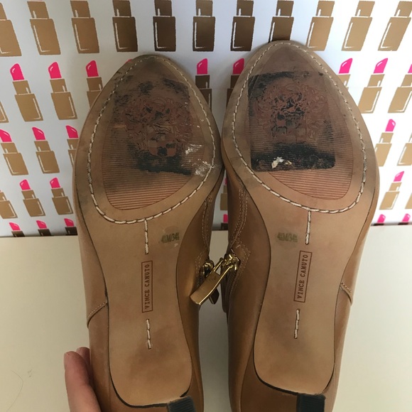 SALE Vince Camuto Elvin Leather Booties - Picture 5 of 5